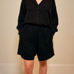 Cotone Collection woman black pyjamas - Quality Sleepwear