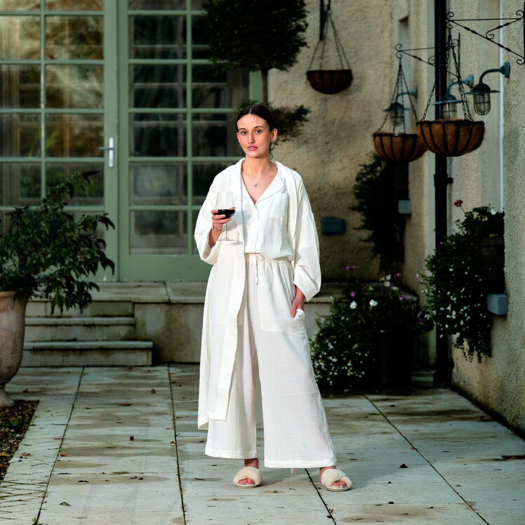 Dressing Gown, Loungewear Gown from Cotone Collection