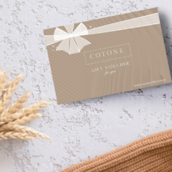 Gift Vouchers and Online Gift Cards for the ideal Gifts of Quality Luxury Sleepwear from Cotone Collection - Buy Now