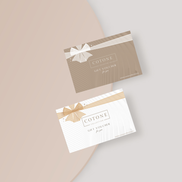 Gift Cards and Gift Vouchers for the ideal Gifts of Quality Luxury Sleepwear from Cotone Collection - Buy Now